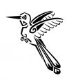 tribal hummingbird tattoos pic
